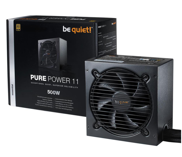 BE QUIET! Pure Power 11 500W 80+ Gold BN293 - 459591 - zdjęcie 3
